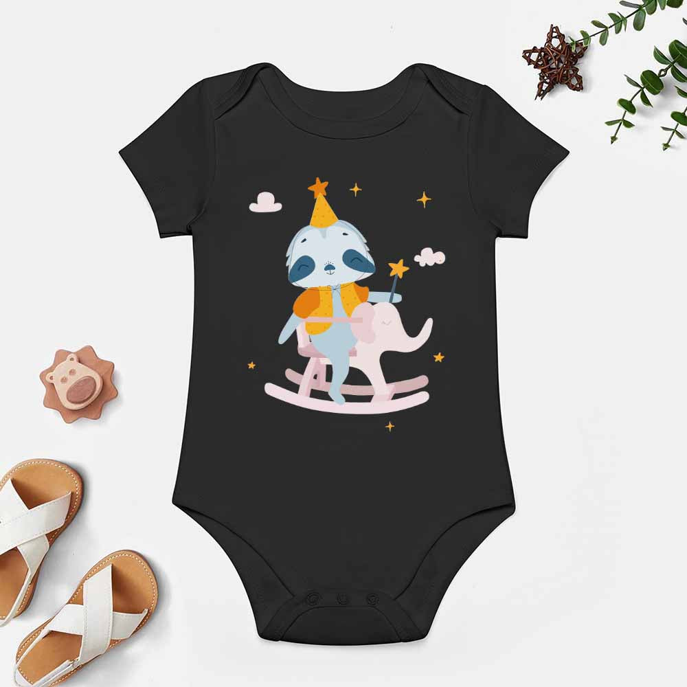 Short -Sleeve Baby's Bodysuit