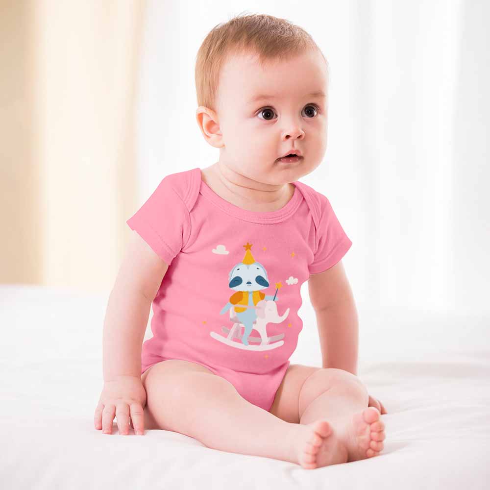 Short -Sleeve Baby's Bodysuit