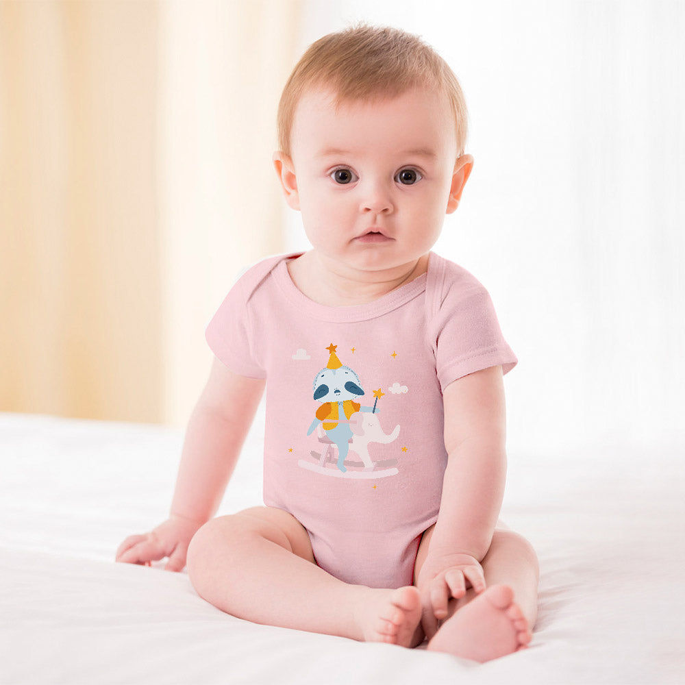 Short -Sleeve Baby's Bodysuit