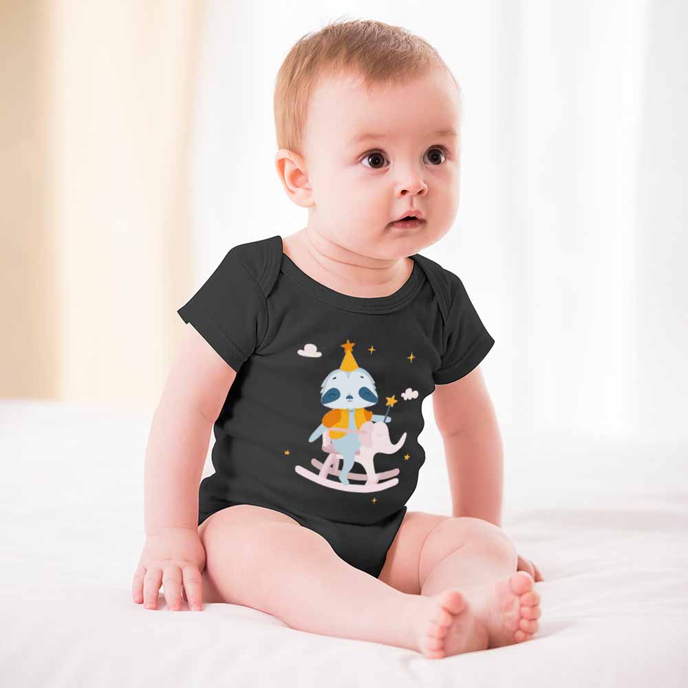 Short -Sleeve Baby's Bodysuit