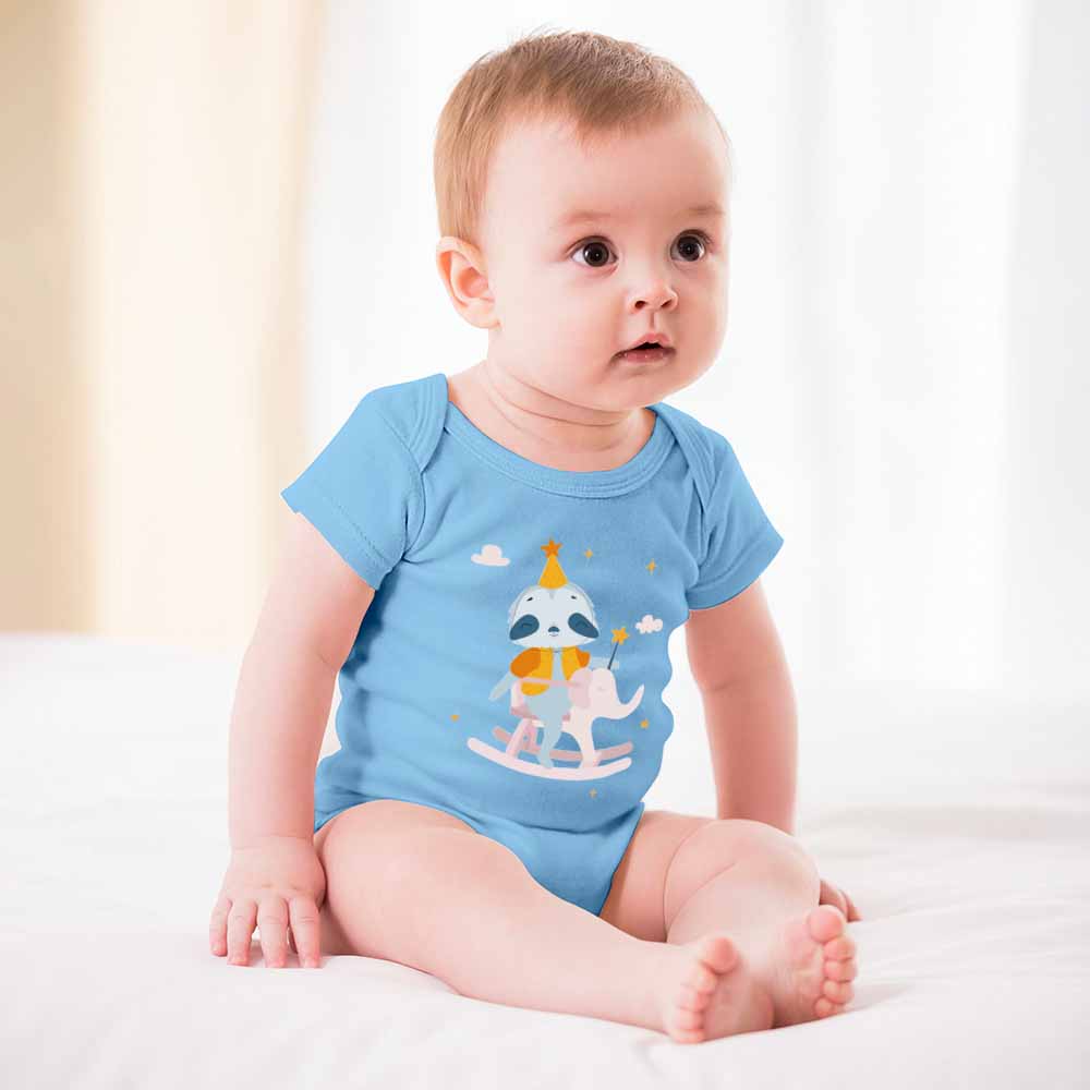 Short -Sleeve Baby's Bodysuit