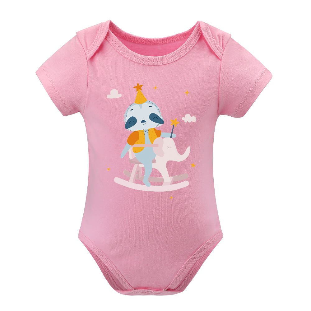 Short -Sleeve Baby's Bodysuit