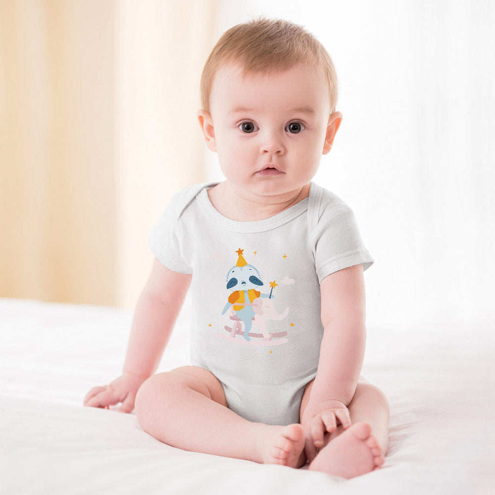 Short -Sleeve Baby's Bodysuit