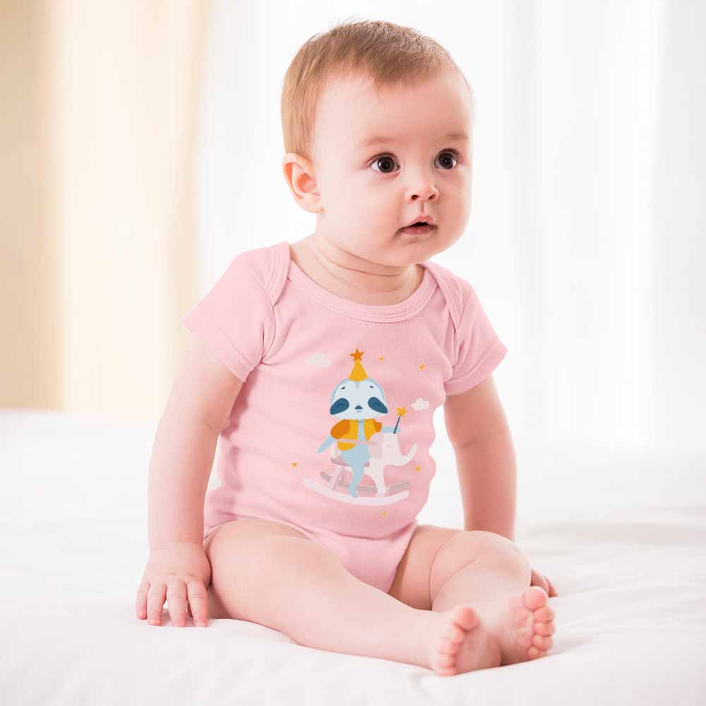 Short -Sleeve Baby's Bodysuit