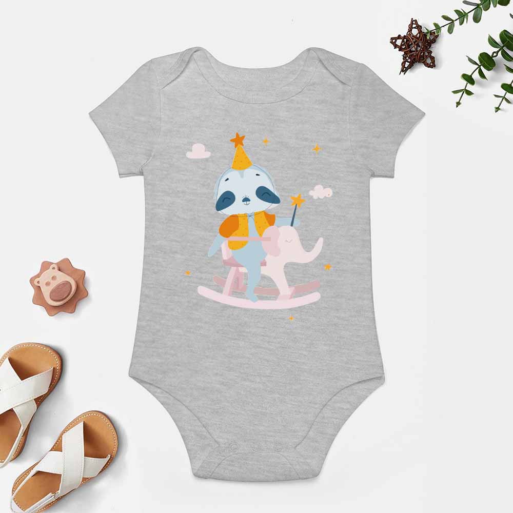 Short -Sleeve Baby's Bodysuit