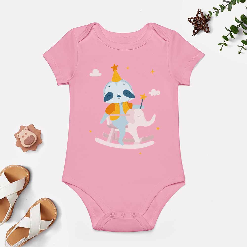 Short -Sleeve Baby's Bodysuit