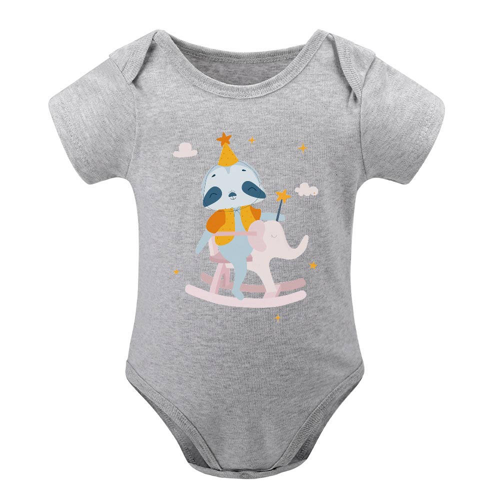 Short -Sleeve Baby's Bodysuit