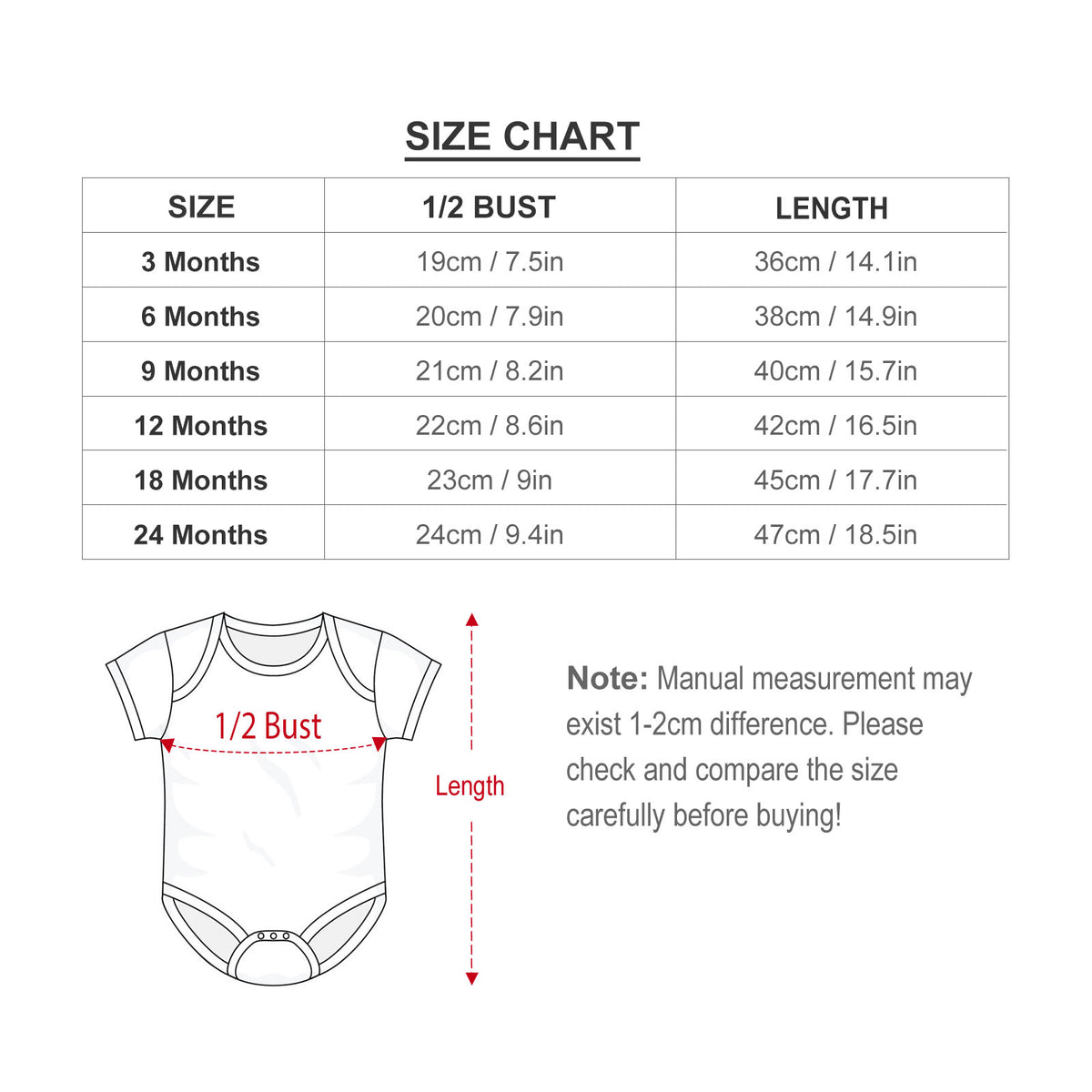 Short -Sleeve Baby's Bodysuit
