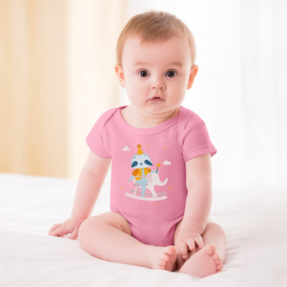 Short -Sleeve Baby's Bodysuit