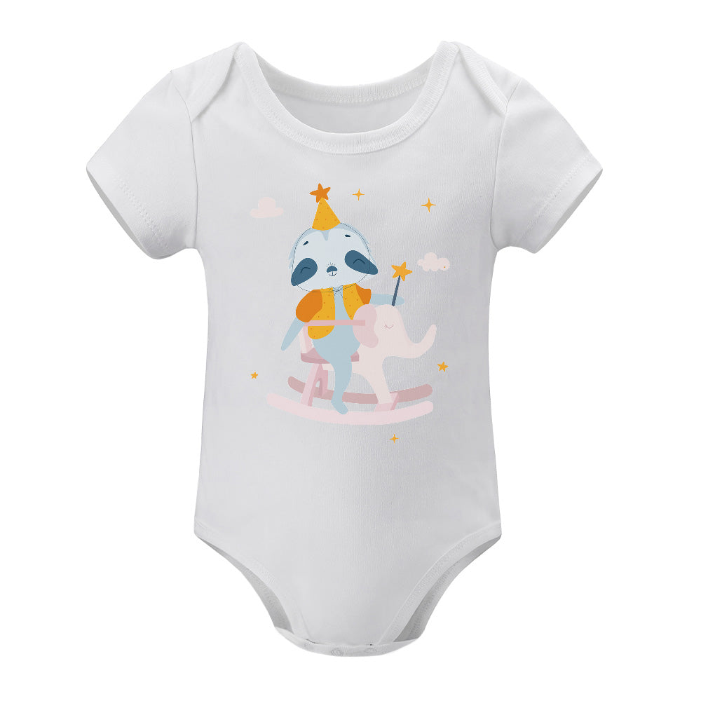 Short -Sleeve Baby's Bodysuit