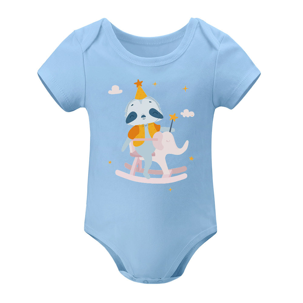 Short -Sleeve Baby's Bodysuit